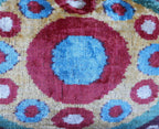 Canvello Handmade Luxury Geometric Gold Red Brown Pillows For Couch - 16x24 Canvello