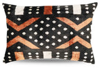 Canvello Handmade Luxury Gold Black Pillow with Down Insert - 16x24 in Canvello