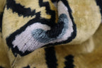 Canvello Handmade Luxury Handmade Velvet Silk Evil Eye Throw Pillow With Down Insert Canvello