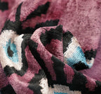 Canvello Handmade Luxury Handmade Velvet Silk Evil Eye Throw Pillow With Down Insert Canvello