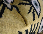 Canvello Handmade Luxury Handmade Velvet Silk Evil Eye Throw Pillow With Down Insert Canvello