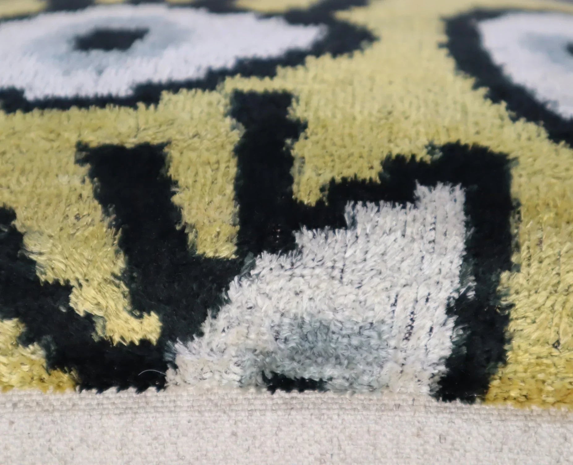 Canvello Handmade Luxury Handmade Velvet Silk Evil Eye Throw Pillow With Down Insert Canvello