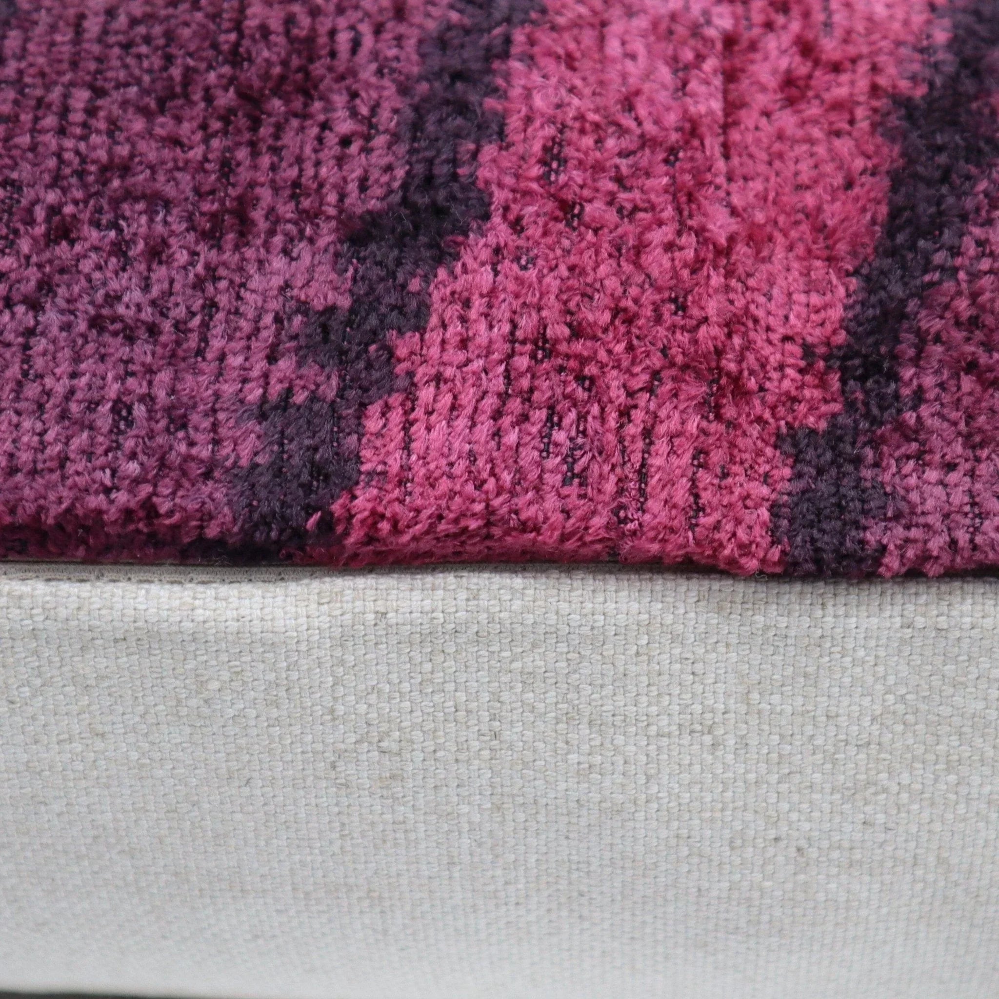 Canvello Handmade Luxury Pink Throw Pillow with Down Insert - 16x24 in Canvello