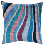 Canvello Handmade Luxury Rainbow Pillow with Down Insert, detail shot - House Of Avana