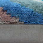 Canvello Handmade Luxury Rainbow Pillow with Down Insert, top view - House Of Avana