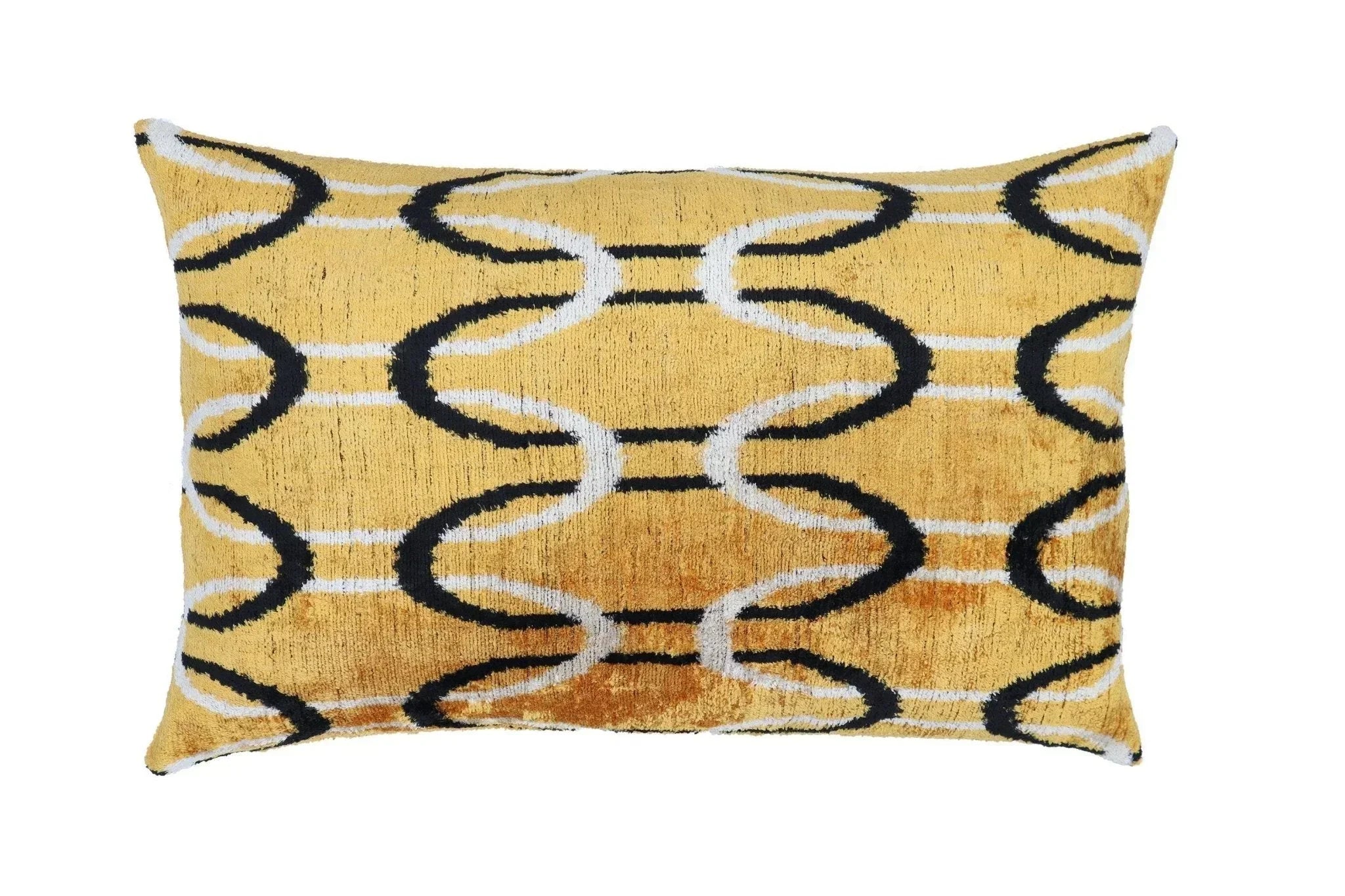 Canvello Handmade Luxury Velvet Gold Pillow - 16x24 Canvello