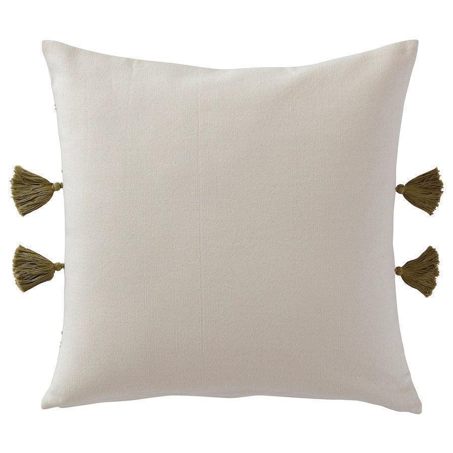 Canvello Handmade Off White Throw Pillows | 20 x20 in Canvello