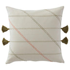 Canvello Handmade Off White Throw Pillows | 20 x20 in Canvello