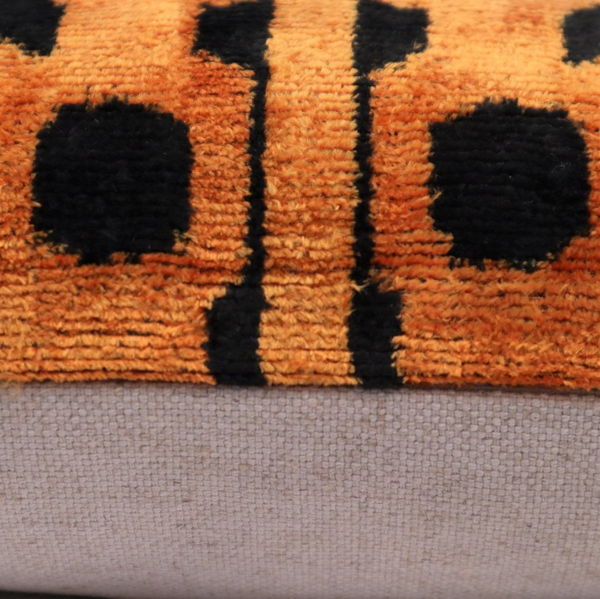 Canvello Handmade Orange Throw Pillow - 16x16 in Canvello