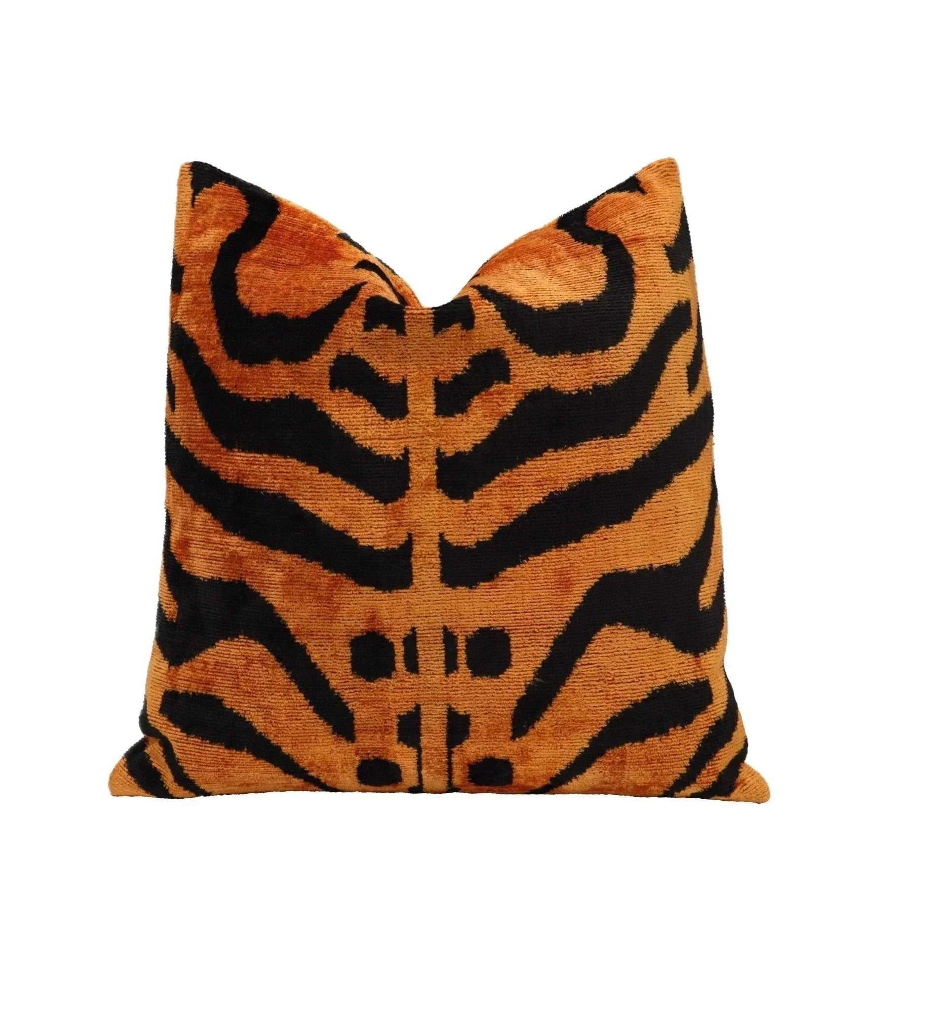 Canvello Handmade Orange Throw Pillow - 16x16 in Canvello