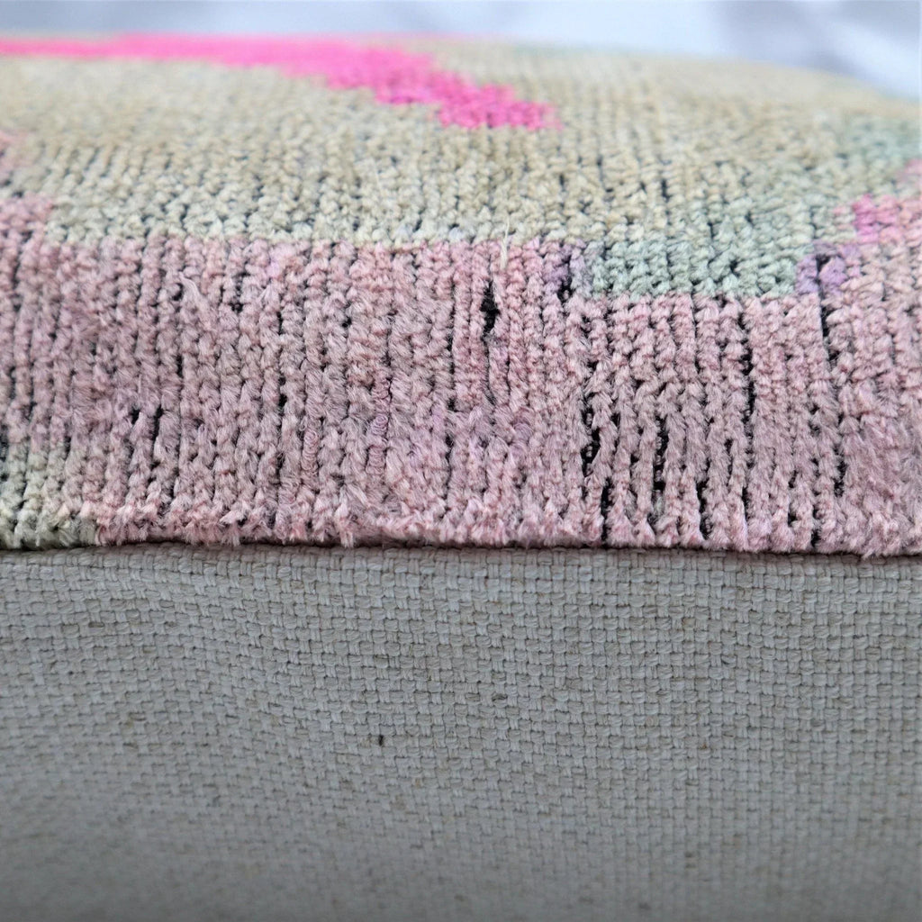 Canvello Handmade Pink Decorative Pillows - 16x16 inch Canvello