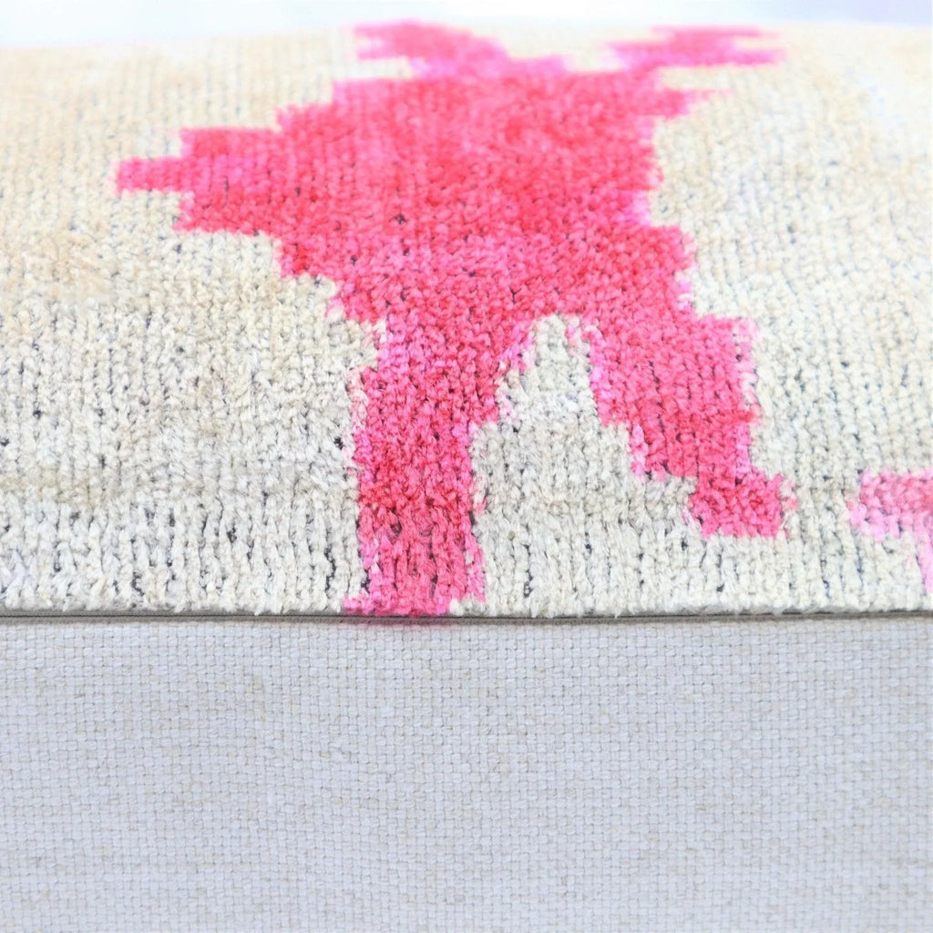 Canvello Handmade Pink Throw Pillow For Sofa | Set of 2 |18x18 |16x24 in Canvello