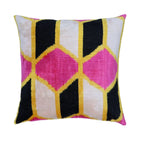 Canvello Handmade Pink Velvet Throw Pillows - 16x16 inch Canvello