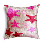 Canvello Handmade Pink start Throw Pillow with Down Insert - 18 x 18 in Canvello