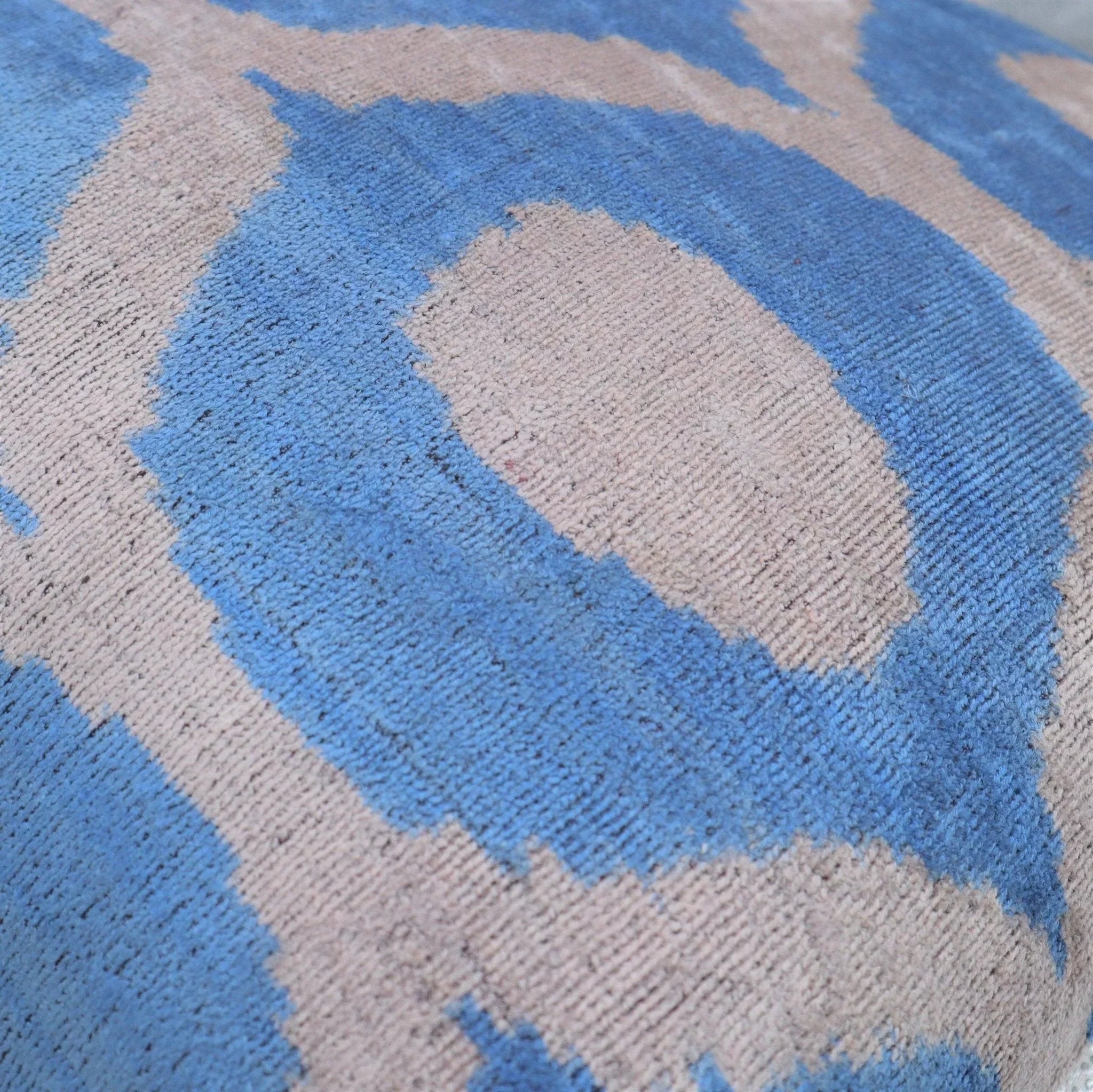 Canvello Handmade Throw Blue Pillows for Couch | X in (50 X Cm), lifestyle image - House Of Avana