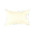 Canvello Handmade Turkish Silk Velvet Ikat Pillow - 16"x24", back view - House Of Avana