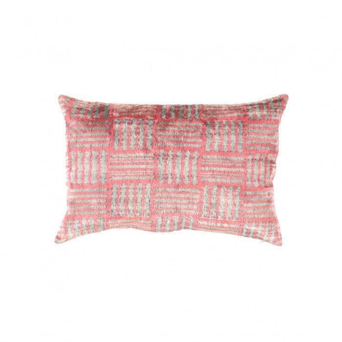 Canvello Handmade Turkish Silk Velvet Ikat pillow - 16"x24" Canvello