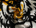 Canvello Handmade Velvet Throw Pillow with Bold Tiger Face Design - High-quality 20x20 Inch Decorative... - House Of Avana