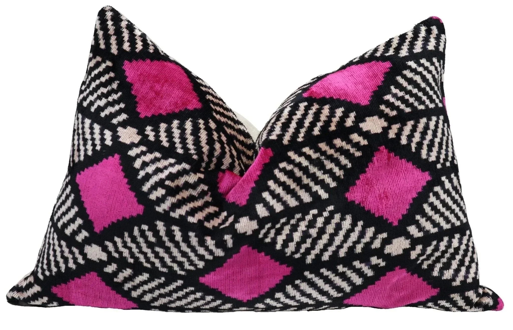 Canvello Hot Pink Throw Pillows For Couch Down Filled - 16x24 in Canvello