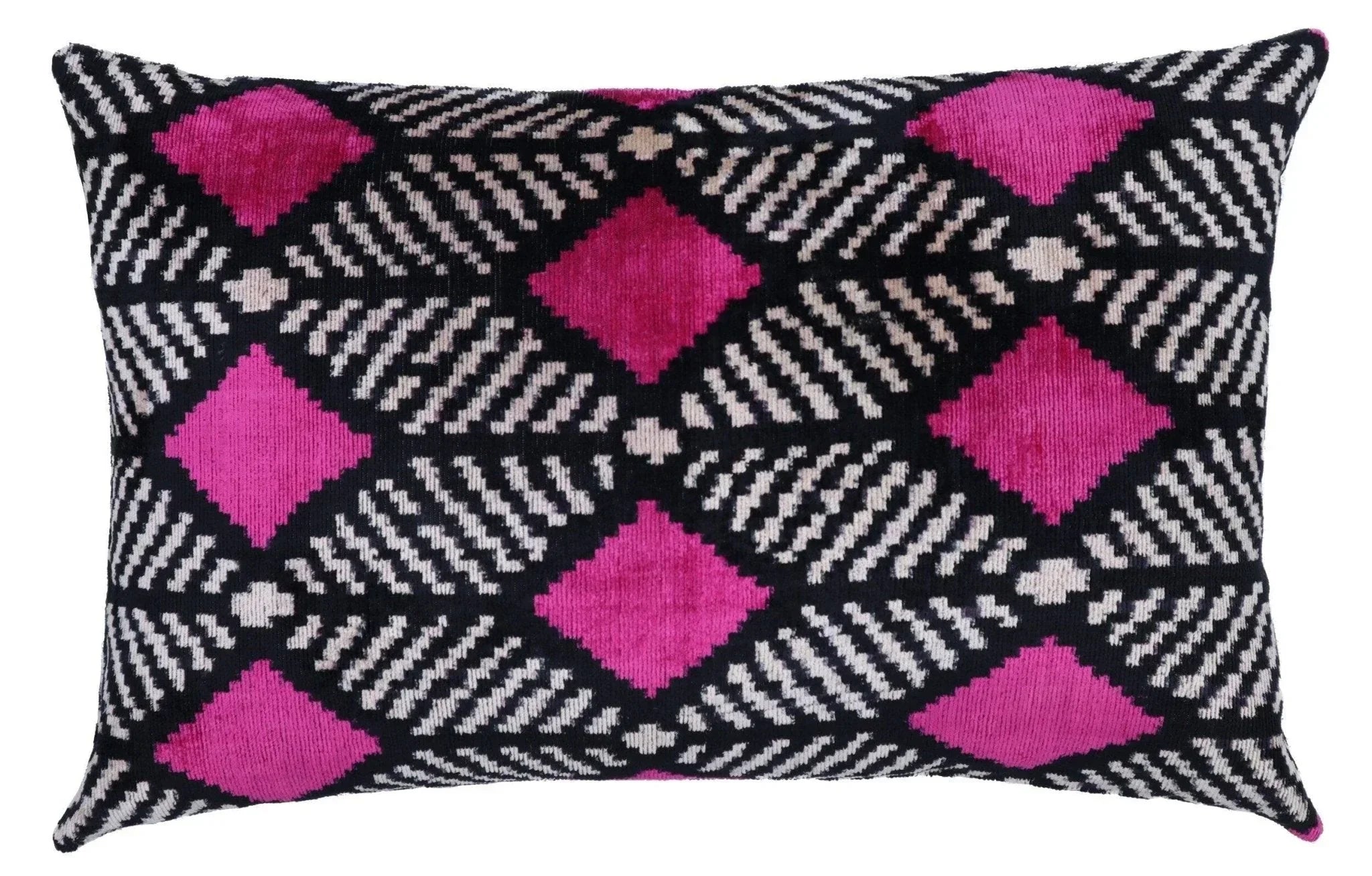 Canvello Hot Pink Throw Pillows For Couch Down Filled - 16x24 in Canvello