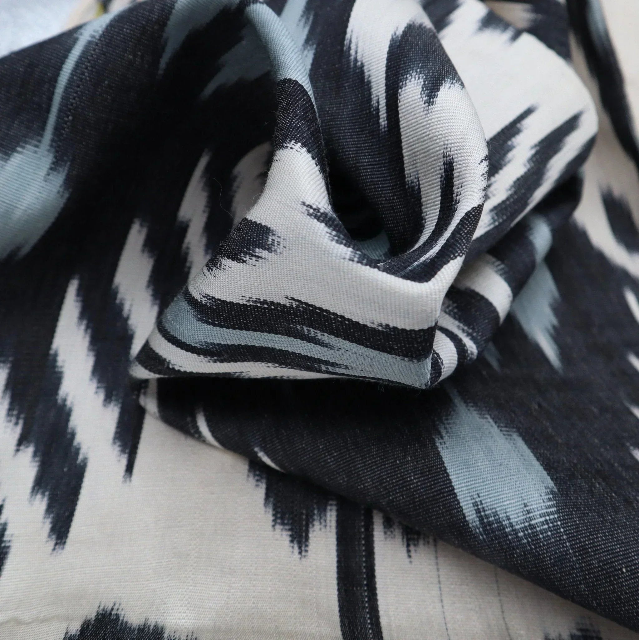 Canvello Ikat Pure Silk Throw Pillows For Couch - 16x16 inch Canvello