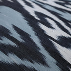 Canvello Ikat Pure Silk Throw Pillows For Couch - 16x16 inch Canvello