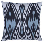 Canvello Ikat Pure Silk Throw Pillows For Couch - 16x16 inch Canvello