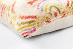 Canvello Luxurious 16x24 Handmade Velvet Silk Pillow with Premium Down Feather Insert - Beige Pink, side... - House Of Avana