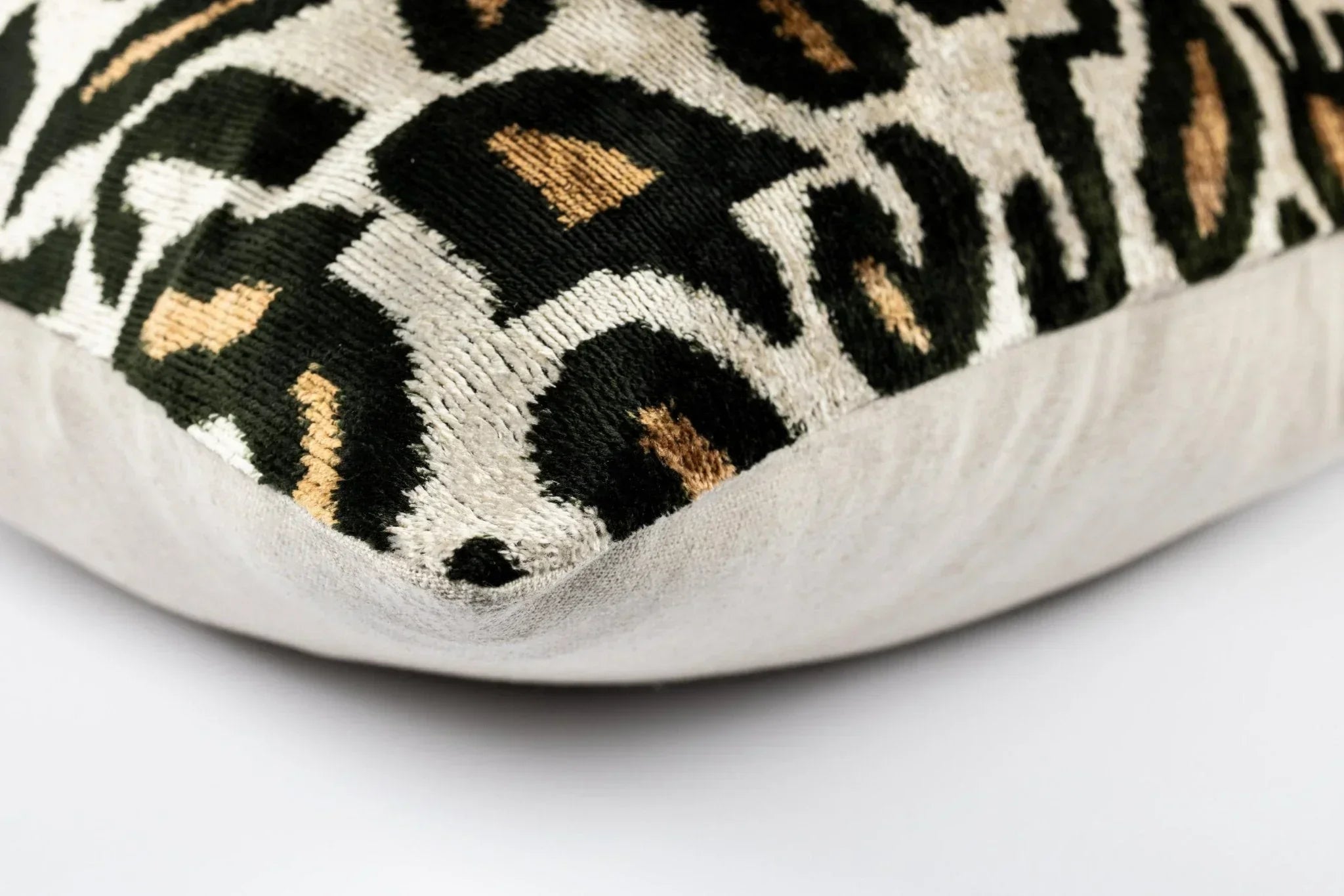 Canvello Luxurious 16x24 Handmade Velvet Silk Pillow with Premium Down Feather Insert -  Tiger Print Design Canvello