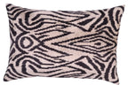 Canvello Luxury Black And Ivory Throw Pillows - 16x24 Canvello