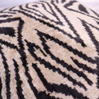 Canvello Luxury Black And Ivory Throw Pillows - 16x24 Canvello