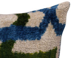 Canvello Luxury Blue Green Geometric Pillow for Couch - 16x16 inch Canvello