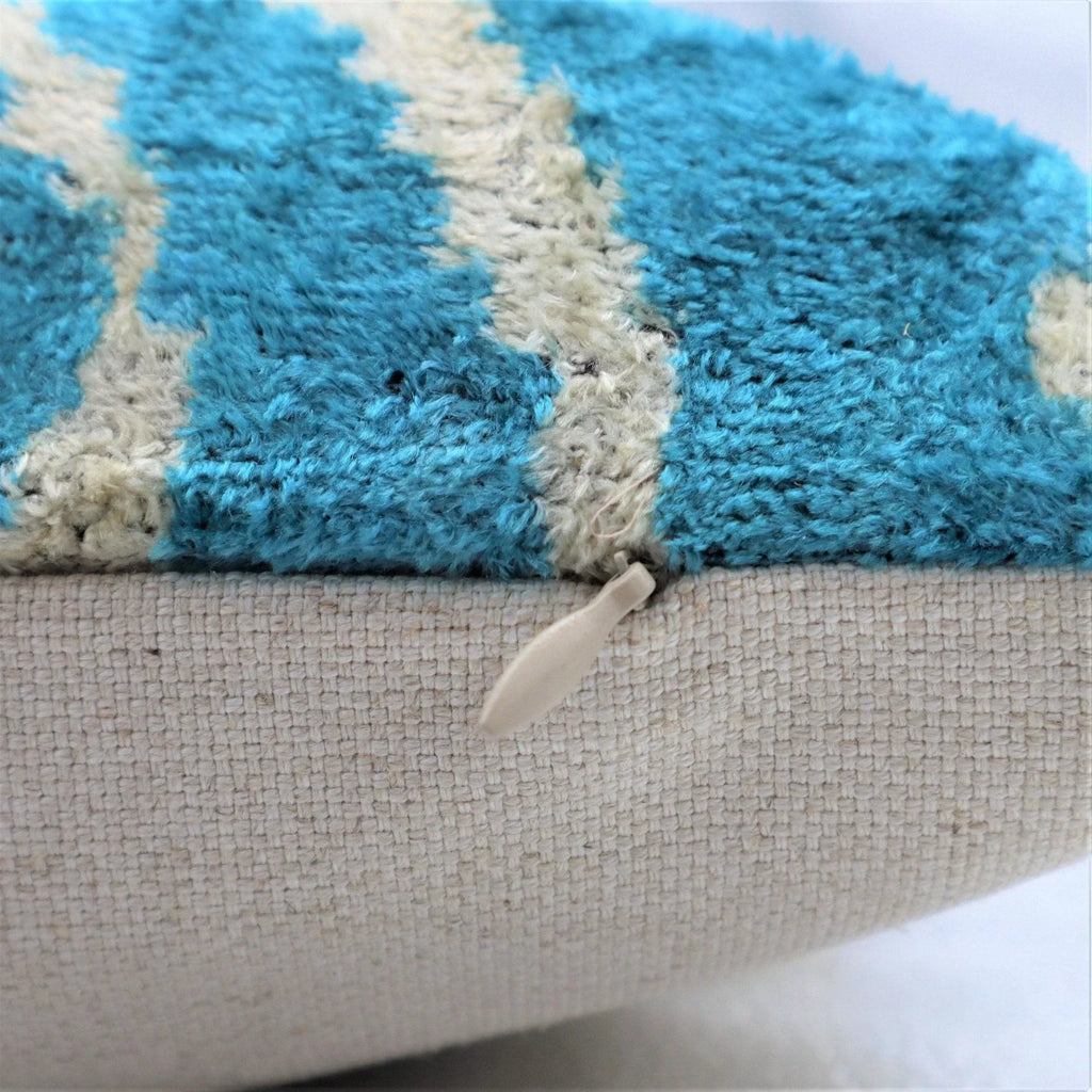 Canvello Luxury Blue Throw Pillows For Couch - 16x16 inch Canvello