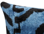 Canvello Luxury Blue Tiger Print Pillow for Couch - 16x16 inch Canvello