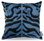 Canvello Luxury Blue Tiger Print Pillow for Couch - 16x16 inch Canvello