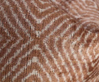Canvello Luxury Brown Pillow for Couch with Down Insert | X in (40 X Cm), close-up view - House Of Avana