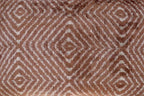Canvello Luxury Brown Pillow for Couch with Down Insert | X in (40 X Cm), back view - House Of Avana