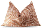 Canvello Luxury Brown Pillow for Couch with Down Insert | X in (40 X Cm), detail shot - House Of Avana