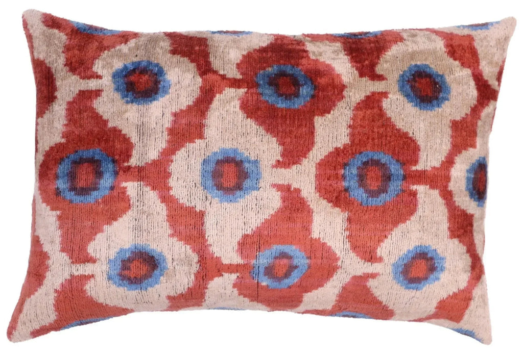 Canvello Luxury Brownish Red Pillows for Couch | X in (40 X Cm), side view - House Of Avana