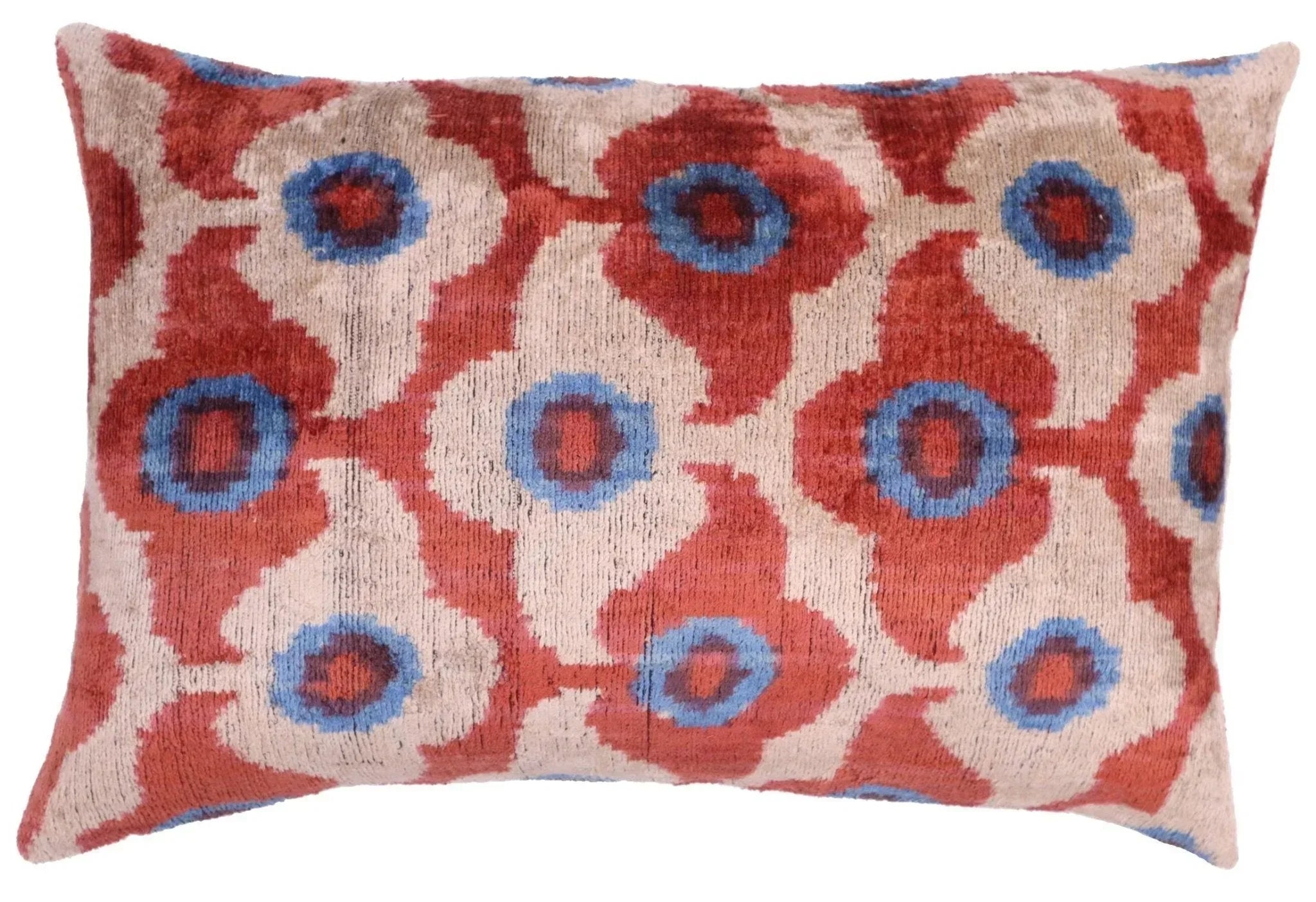Canvello Luxury Brownish Red Pillows for Couch | X in (40 X Cm), side view - House Of Avana