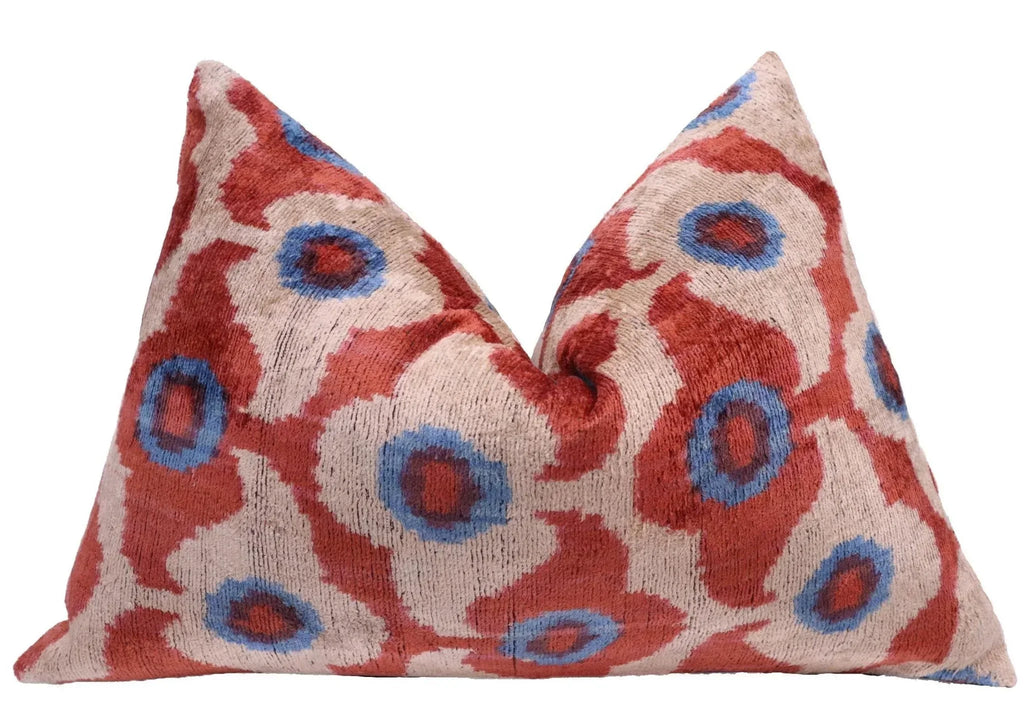 Canvello Luxury Brownish Red Pillows for Couch | X in (40 X Cm), front view - House Of Avana