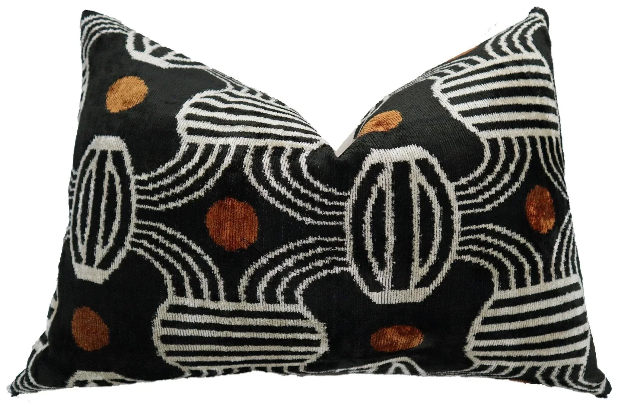 Canvello Luxury Decorative Black Throw Pillow | 16 x 24 in (40 x 60 cm) Canvello