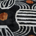Canvello Luxury Decorative Black Throw Pillow | 16 x 24 in (40 x 60 cm) Canvello