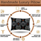 Canvello Luxury Decorative Black Throw Pillow | 16 x 24 in (40 x 60 cm) Canvello