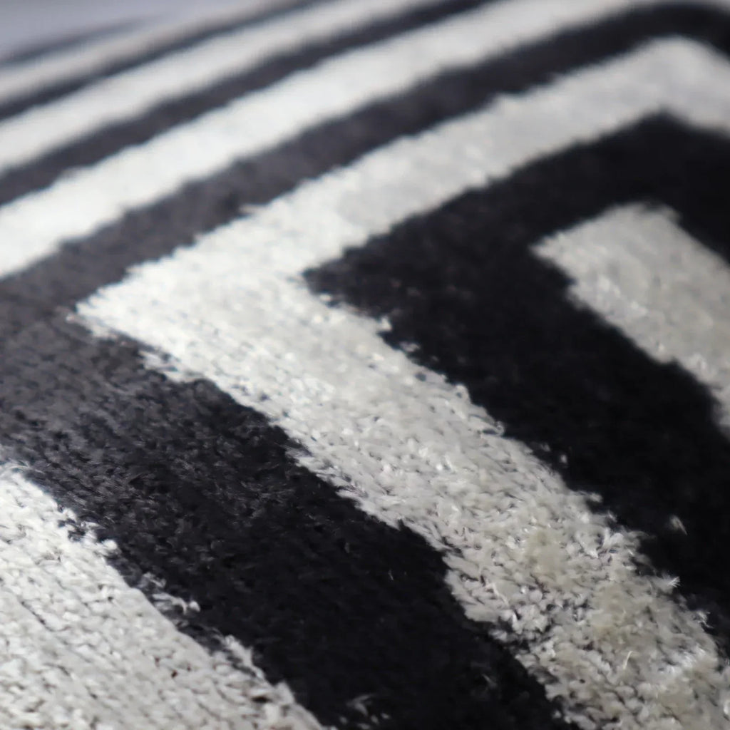 Canvello Luxury Decorative Black White Throw Pillow | 16 x 24 in (40 x 60 cm) Canvello