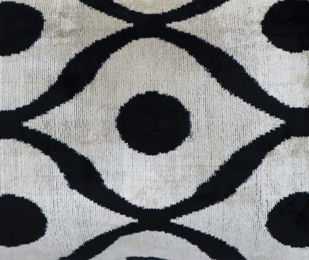 Canvello Luxury Decorative Black White Throw Pillow | X in (40 X Cm), product packaging - House Of Avana