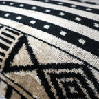 Canvello Luxury Decorative Black & White Throw Pillow | 16 x 24 in (40 x 60 cm) Canvello