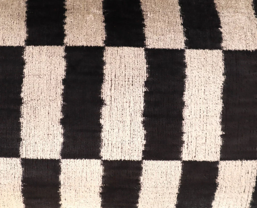 Canvello Luxury Decorative Black & White Throw Pillow | 16 x 24 in (40 x 60 cm) Canvello
