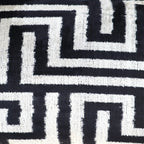 Canvello Luxury Decorative Black White Throw Pillow | 16 x 24 in (40 x 60 cm) Canvello