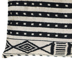 Canvello Luxury Decorative Black & White Throw Pillow | 16 x 24 in (40 x 60 cm) Canvello
